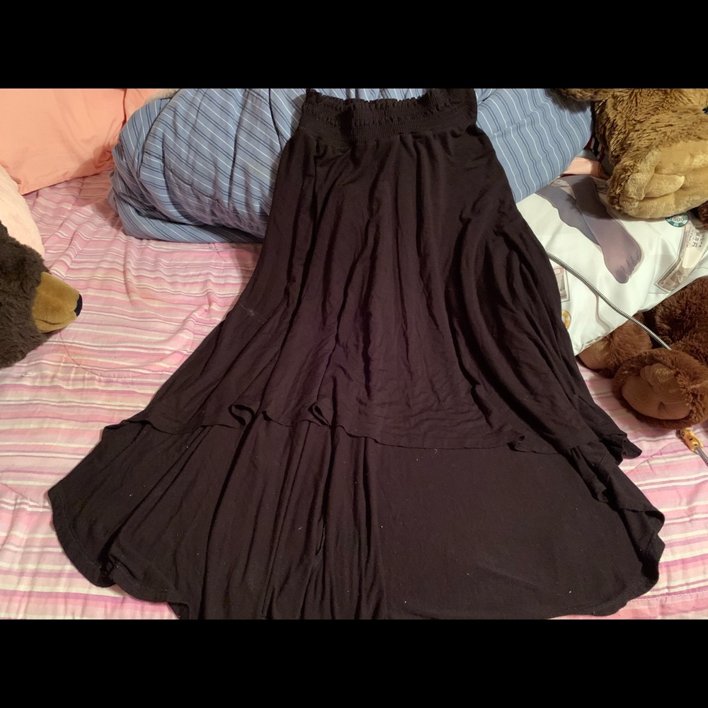 Long black skirt